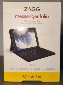 ZAGG Folio Bluetooth Keyboard Case for Apple iPad Pro Air/ Air2 9.7-inch Black - Picture 1 of 5