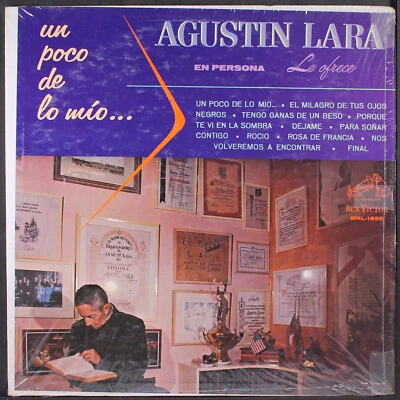 AGUSTIN LARA: un poco de lo mio RCA VICTOR 12" LP 33 RPM - Image 1 of 2