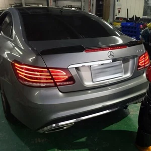Unpainted FRP For Mercedes Benz C207 Coupe V Look HIGH KICKS Trunk Spoiler Wing - Picture 1 of 8