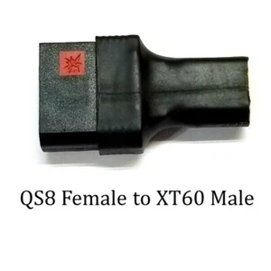 Adaptador anti chispa RCP-QS8 hembra a XT60 macho sin cable 8 awg - Imagen 1 de 12