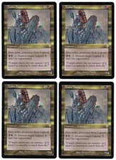 Tsabo Tavoc 4x x4 PLAYSET 2000 Invasion Multi-Color Rare MTG LP Actual Pics AZ2