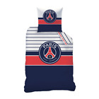 Paris Saint-Germain Duvet Set (Size Single) Primary Club Stripe Duvet Set - New