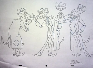 Celular modelo dibujado a mano de producción de The Country Mouse and the City Mouse Adventures - Imagen 1 de 2