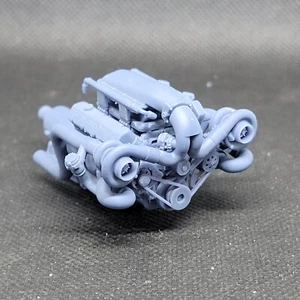 Twin Turbo 572 BBC model engine resin 3D printed 1:24-1:8 scale - Picture 1 of 3