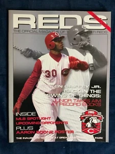 Ken Griffey Jr CINCINNATI REDS MAGAZINE ISSUE #4 inaugural season 2003 VINTAGE - Picture 1 of 3