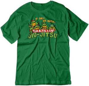 BSW Youth If Only We Knew Brazilian Jiu-Jitsu Turtles MMA Shirt - Picture 1 of 17