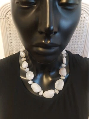 Halskette, Rosenquarz  - Bild 1 von 3