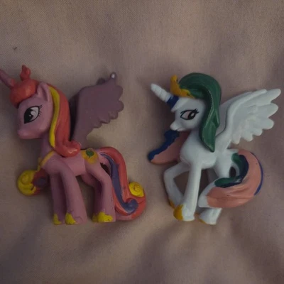  My Little Pony Mini Figures Princess lot of 2 Celestial And Cadence Busy Book? - Image 1 of 3