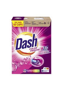 XXL Dash Color Frische 3 in 1 Waschmittel-Caps Bunte Wäsche I 60 Waschladungen - Bild 1 von 1