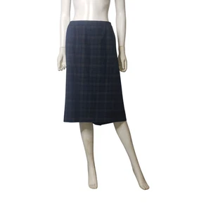 Falda Pendleton Mujer 18W Azul Verde Argyle Tartán Cuadros Lana Forrada Hecha en EE. UU. - Imagen 1 de 7