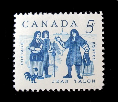 Estampillas de Canadá Scott 398 Jean Talon 5 centavos 1962 como nuevas MNH Foto 1 de 4