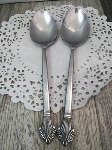 VTG. Towle SCC Uanlai Stainless SOUP / TEASPOON 6" long ( 2pk bundle) JAPAN - Picture 1 of 6