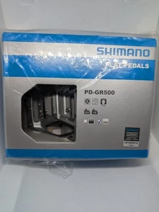 Shimano PD-GR500 Flat Pedals - Silver - New in Box - Picture 1 of 2