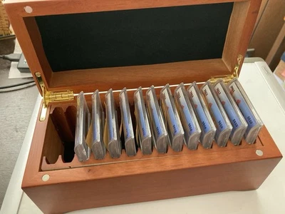 O CANADA, 2013, COMPLETE SET, 12 SILVER COINS ANACS SP70, FDOI, IN WOODEN CASE - Image 1 of 4