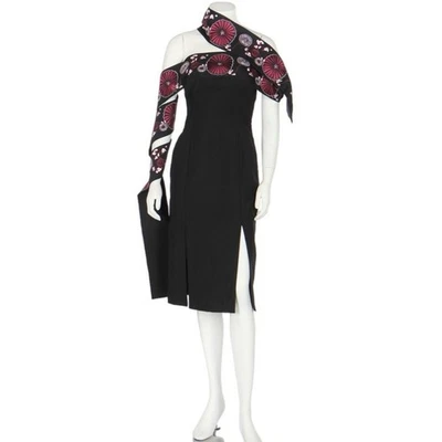 Alexander McQueen Spring 2001 Voss Collection Black Strapless Dress Size 6 / 42 - Image 1 of 4