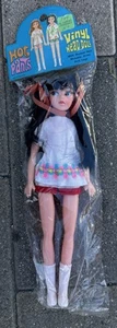 Vintage Hot Pants Vinyl Head Dolls Rooted Hair Movable Arms & Legs New in Bag - Picture 1 of 5