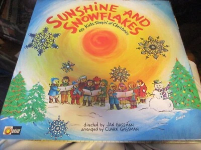 Sealed 1973 JAN & CLARK GASSMAN Sunshine & Snowflakes LP Light Kids Christian Foto 1 de 2