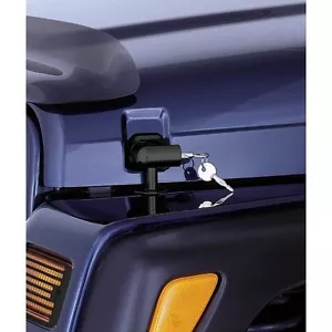 Locking Hood Catch Kit for Jeep Wrangler TJ 1997-2006 Black 11210.10 - Bild 1 von 1