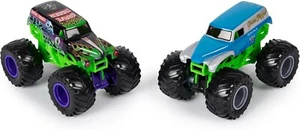 Monster Jam Maßstab 1:64 Grave Digger vs Grave Digger The Legend 2-teiliges Spielzeugset - Bild 1 von 8