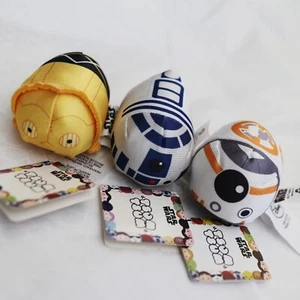 Mini TSUM TSUM NEU DISNEY Star Wars R2D2/BB8/3CPO Droiden Plüschtier neu mit Etikett - Menge 3er Set - Bild 1 von 3