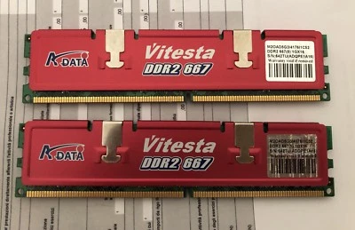 Memoria RAM DDR2 2x1 GB + Processore Intel duo SL9SA 1,86 GHz usa - Immagine 1 di 3