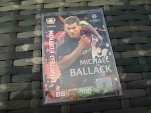 Adrenalyn XL UEFA Champions League 2011/12 Michael Ballack Limited Edition Card