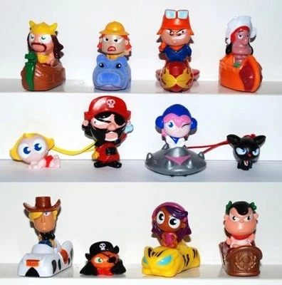 KINDER FERRERO SORPRESINE MERENDINE BRIOSS SERIE COMPLETA STRASPEED CAKE TOPPERS