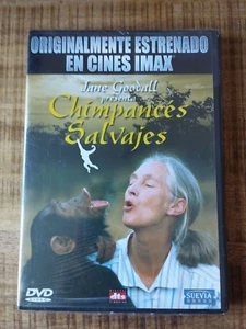 Jane Goodall Schimpansen Wildgeflügel - DVD Region alle Spanisch Englisch Neu Am - Bild 1 von 3