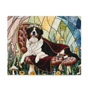Berner Sennenhund Puzzle, Buntglaspuzzle, Berner Geschenk, Berner Puzzle - Bild 1 von 4