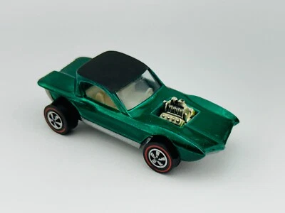 Hot Wheels Redline PYTHON Green US White Interior Very Nice !! - Image 1 of 4