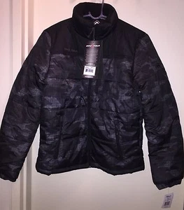 ZeroXposur Men's Quilted Performance Puffer Jacket BLACK CAMO Size M NEW Winter - Picture 1 of 12