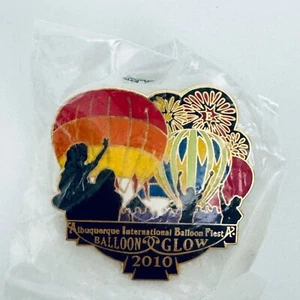 2010 Balloon Glow ALBUQUERQUE INTERNATIONAL BALLOON FIESTA BALLOON PIN Free Bag - Picture 1 of 3
