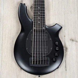 Ernie Ball Music Man Bongo 6 HH 6-String Bass, Ebony Fretboard, Stealth Black - Picture 1 of 11