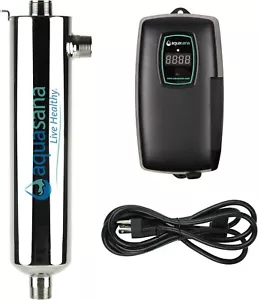 Suavizantes de filtro UV de agua de sedimentos cromados para toda la casa Aquasana AQ-UV-10C - Imagen 1 de 5