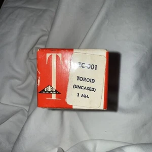 One TRIAD TRANSFORMER Toroid 1 MH EC 001  NEW HAM RADIO IN ORIGINAL BOX NICE - Picture 1 of 17