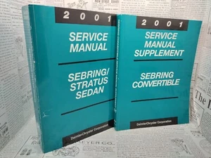 2001 Service Manual: Sebring/Stratus Sedan/+ Sebring convertible. By Daimler Ch. - Picture 1 of 12