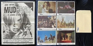 1965 Russ Meyer Mudhoney Poster & 1973 Blacksnake Dutchess Doom Lobby Cards (8) - Picture 1 of 4