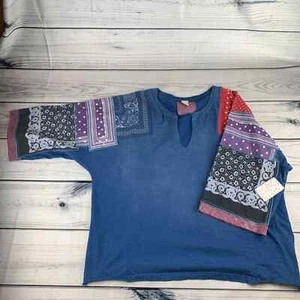 We the Free Shibuya Tunic Boho Patchwork Size Small - Picture 1 of 15