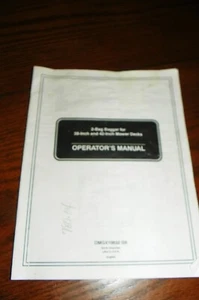 2-BAG BAGGER 36& 42" MOWING DECKS OPERATOR'S MANUAL - Picture 1 of 1