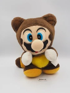 Super Mario Bros B0412 Tanooki Banpresto 1993 Plush 6" Stuffed Toy Doll Japan - Picture 1 of 8