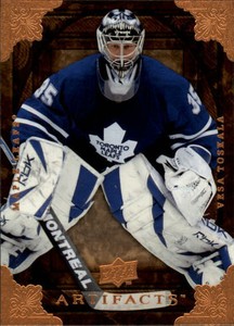 2008-09 Artifacts Maple Leafs Hockey Card #8 Vesa Toskala