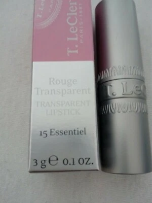 T. Leclerc Lippenstift Rouge Transparent No 15 Essentiel Neu - Bild 1 von 3