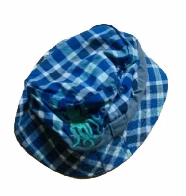 (New) GYMBOREE Boy Plaid Summer Bucket Hat Size 4T-5T - Image 1 of 3