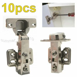 10pcs Türscharniere Schrank Scharnier Federscharniere Tür Dämpfer Hydraulisch DE - Bild 1 von 5