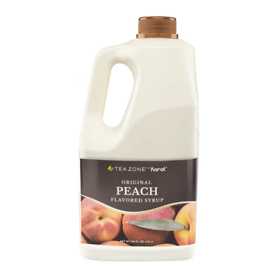 Tea Zone Peach Syrup - Bottle (64oz), J1065