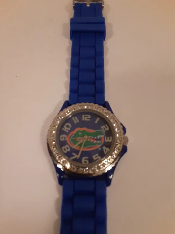 Univ of Florida Gators Blue Watch Rhinestones Cover