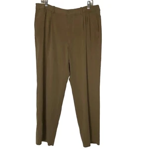 TOMMY BAHAMA Men Pants Sz 36x30 Tan Silk Rayon Blend Casual Travel Classic 60-2 - Picture 1 of 7