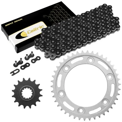 Black Drive Chain And Sprocket Kit for Honda CBR900RR CBR929RR CBR954RR 2000-03 - Image 1 of 4
