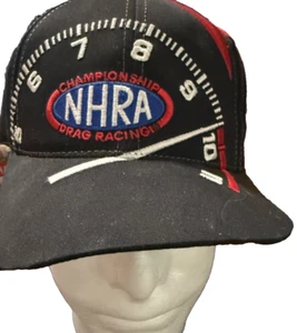 NHRA Championship Drag Racing Vintage 1990s Tach RPM Hat youth NWOT Strapback - Picture 1 of 6