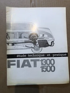Schöner Fiat 1300 1500 Technische und praktische Studie 30 Seiten April 1963 - Bild 1 von 10